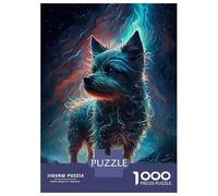 1000-piece Puzzle for Teenagers Yorkshire Terrier Dog Hip Puzzle for Adults Hands-on Game Stress Reliever Gifts for Friends And Family 38x26cm/1000pcs