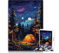 1000 Piece Puzzle For Teenagers Zen Camp Pixel Art Educational Family Game Analysis And Logic Great Gift Size 38x26cm