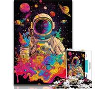 1000 Piece Puzzle Galactic Astronaut Jigsaw Puzzles for Adults 1000 Piece,Educational Game for Birthday, Chrismas for And 14 Years Old 50x75cm