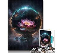 1000 Piece Puzzle Galaxy Art Lotus Jigsaw Puzzles for Adults 1000 Piece,Train Your Brain And Hands Gifts for Friends And Family 50x75cm