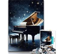 1000 Piece Puzzle Galaxy Piano Jigsaws Puzzles 1000 Pieces for Adults Gifts,Decompressing Intellectual Educational Toy Great Gifts And Toys 75x50cm