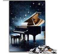 1000 Piece Puzzle Galaxy Piano Wooden Jigsaw Ideal for And Family Fun for Holidays, Birthdays size 50x75cm