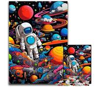 1000 Piece Puzzle Galaxy Planet cardboard Jigsaw Puzzles for Adults Challenging DIY Brain Teaser, Perfect Family Game Or Decorative Gift 26X38CM/10.23x14.96inch