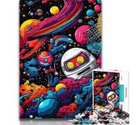 1000 Piece Puzzle Galaxy Planet Jigsaw Puzzles for Adults 1000 Pieces,Train Your Brain And Hands Birthday Present, Gifts 26x38cm