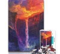 1000 Piece Puzzle Galaxy Waterfall Landscape Puzzles for Adults Teens 1000 Pieces,Educational Game for Birthday, Chrismas for Ages 14+ 50x75cm
