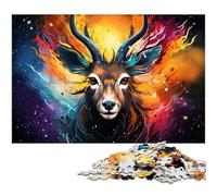 1000 Piece Puzzle Game Antelope Jigsaw Puzzles For Kids Wood Jigsaw 1000 PCS(75x50cm)