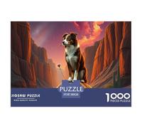 1000 Piece Puzzle Game Border Colliesuitable for Children over 8 Years Old And Adults, Developing Thinking Skills38x26cm/1000pcs