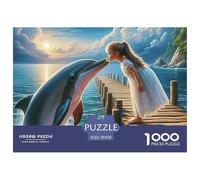 1000 Piece Puzzle GameDolphin Suitable for Children over 8 Years Old And Adults, Challenging The Impossible, Parent-child70x50cm/1000pcs