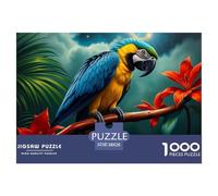 1000 Piece Puzzle GameHyacinth Macaw Suitable for Children over 8 Years Old And Adults, Challenging The Impossible, Parent-child38x26cm/1000pcs