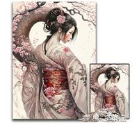 1000 Piece Puzzle Geisha Snake Jigsaw Puzzles for Adults Ideal for Teenagers Collectors Travel Gift Family Activity 1000 PCS(75x50cm)