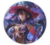 1000 Piece Puzzle Genshin Impact Mona 1000 Pieces Round Puzzles for Adults Perfect for Christmas, Halloween, Easter, New Year 67.5x67.5cm