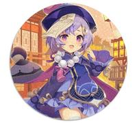 1000 Piece Puzzle Genshin Impact Qiqi 1000 Pieces Round Puzzles for Adults for Home Decor, Brain Training 67.5x67.5cm
