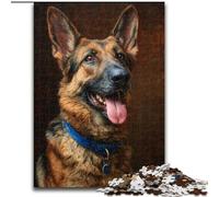 1000 Piece Puzzle German Shepherd JigsawPuzzle 1000 Pieces for Adults Challenging Brain Teaser for Teenagers & Families 26X38CM