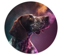 1000 Piece Puzzle German Shorthaired Pointer Cardboard Jigsaw Puzzles for Adults Erfect for Home Decor, Birthdays, Holidays, And Gifts 67.5x67.5cm