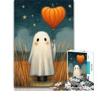 1000 Piece Puzzle Ghost Baby Jigsaws Puzzles 1000 Pieces for Adults Gifts,Stress Reliever Difficult Challenge Enhance Love between Couples 50x75cm