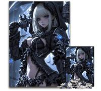 1000 Piece Puzzle Gothic Reaper Dark Fantasy Anime Girl Jigsaw Puzzles Challenging Brain Teaser for Teenagers Family Game Night Fun 1000 PCS(38x26cm)