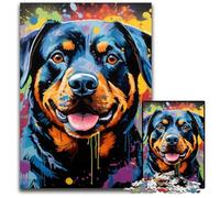 1000 Piece Puzzle Graffiti Painting Shark cardboard Jigsaw Puzzles for Adults Challenging DIY Brain Teaser, Perfect Family Game Or Decorative Gift 26X38CM/10.23x14.96inch