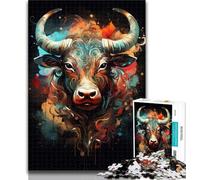 1000 Piece Puzzle Graffiti Style Goat 1000 Pieces Jigsaw Puzzles for Adults And Teens,Family Entertainment Toys Is Ideal As A Gift for The Whole Family 26x38cm