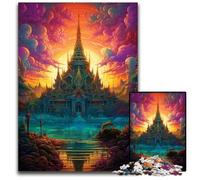 1000 Piece Puzzle Grand Palace of Thailand Impossible Jigsaw Puzzles for Adults for Family And Friends Suitable for Ages + 1000 PCS(38x26cm)