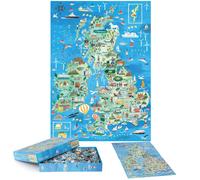 Jigsaw Puzzles For Adults 1000 Piece Map Of Britain And Ireland Puzzle UK Map - British Isles Jigsaw 1000 Piece Jigsaw Puzzles For Adults And Kids - Geography Gifts by bopster