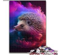 1000 Piece Puzzle Hedgehog Nebula Puzzles for 1000 Piece Ideal for And Family Fun for Holidays, Birthdays (Szie 26x38 cm)