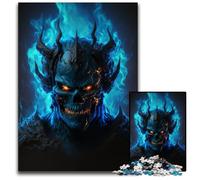 1000 Piece Puzzle Hell Flame Demon Jigsaw Puzzles Challenging Brain Teaser, Family Activity, Home Decor, 50x75CM/19.68x29.52inch