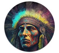 1000 Piece Puzzle Indians Jigsaw Puzzles for Adults Challenging Brain Teaser, Family Activity, Home Decor, 67.5x67.5cm