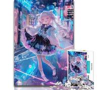 1000 Piece Puzzle Japanese Anime Girl Jigsaw Puzzles for Adults 1000 Piece,Train Your Brain And Hands Gifts for Friends And Family 50x75cm