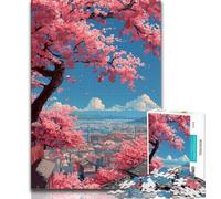 1000 Piece Puzzle Japanese Landscape 1000 Piece Jigsaw Puzzles for Adults & Teens,Challenging Game for The Whole for Women, Gifts for Men (38x26cm)