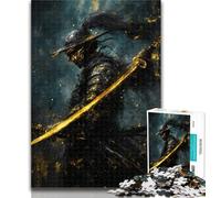 1000 Piece Puzzle Japanese Neon Ninja 1000 Pieces Jigsaw Puzzle For Adults Teens,Wall Decoration Unique Birthday And Xmas Gifts Suitable for And 14 50x75cm