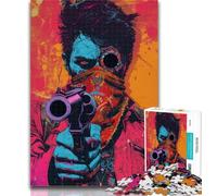 1000 Piece Puzzle Killer Jigsaw Puzzles for Adults 1000 Pieces,Relax Games Is Ideal As A Gift for The Whole Family 26x38cm