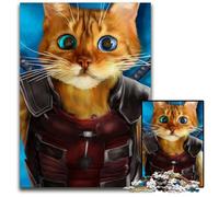 1000 Piece Puzzle Kitty AssassinJigsaw Puzzles for Adults for Teenagers Family Fun DIY Brain Teaser Game Gift 1000 PCS(38x26cm)