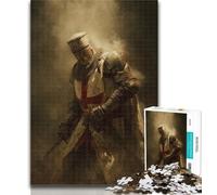 1000 Piece Puzzle Knight Templar Puzzles for Adults Teens 1000 Pieces,Educational Game for Birthday, Chrismas for Ages 14+ 26x38cm