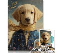 1000 Piece Puzzle Little Prince Dog Jigsaw Puzzles for Adults 1000 Pieces,Relax Games Is Ideal As A Gift for The Whole Family 26x38cm