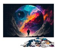 1000 Piece Puzzle Lost in The Lunar Light Jigsaw for Adults Wood Jigsaw Great Gifts for Christmas 1000 PCS(75x50cm)
