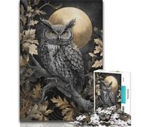 1000 Piece Puzzle Magic Owl Jigsaw Puzzles for Adults 1000 Piece,Train Your Brain And Hands Gifts for Friends And Family (50x75cm)