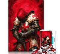 1000 Piece Puzzle Majestic Knight Jigsaw Puzzles 1000 Pieces for Adults Teens,Learning Educational Toy for Is Ideal As A Gift for The Whole Family 26x38cm