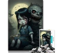 1000 Piece Puzzle Manga Zombie Jigsaw Puzzles for Adults 1000 Pieces,Train Your Brain And Hands Birthday Present, Gifts (38x26cm)