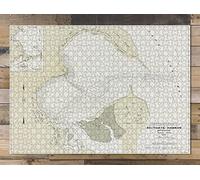 1000 Piece Puzzle-Map|Scituate, Scituate 1915 Topographic|Historic Antique Vintage Reprint|Size: 22x24|Ready to Frame