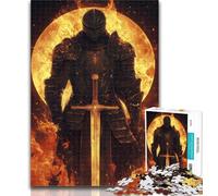 1000 Piece Puzzle Medieval Knights 1000 Piece Jigsaw Puzzles for Adults Gifts,Educational Toys & Games for Adults And Teenagers 50x75cm