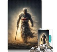 1000 Piece Puzzle Medieval Knights Adult Puzzles 1000 Pieces,for Age 14+ Impossible Game Best Gift for Adults And Teenagers 75x50cm
