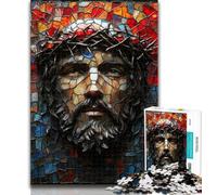 1000 Piece Puzzle Medieval Majestic Knight 1000 Piece Jigsaw Puzzles for Adults & Teens,Challenging Game And Family Play Secret Santa Gifts 50x75cm