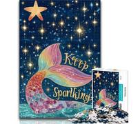 1000 Piece Puzzle Mermaid Tail 1000 Piece Jigsaw Puzzles for Adults & Teens,Challenging Game And Family Play Secret Santa Gifts 26x38cm
