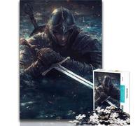 1000 Piece Puzzle Mighty Medieval Knight 1000 Piece Jigsaw Puzzle for Adults And Teenagers,for Educational Game Challenge Toy Artists Collection, Fine Art (50x75cm)