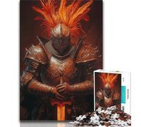 1000 Piece Puzzle Mighty Medieval Knight 1000 Piece Jigsaw Puzzles for Teenagers Gifts,Artists Collection, Fine Art for Age 14+ (50x75cm)