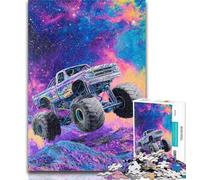 1000 Piece Puzzle Monster Truck Jigsaws 1000 Pieces for Teenagers,is Ideal As A Gift for The Whole Family Suitable for And 14 26x38cm
