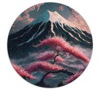 1000 Piece Puzzle Mount Fuji 1000Pc Adults Round Jigsaw Puzzle Brain Teaser Game for Teenagers, Perfect 67.5x67.5cm