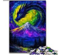 1000 Piece Puzzle Mount Fuji Puzzle 1000 Pieces Jigsaw Challenging DIY Art for Enthusiasts, for Relaxation (size50x75cm)