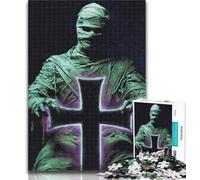 1000 Piece Puzzle Mummy Cross 1000 Piece Jigsaw Puzzles for Teenagers Gifts,gifts for Friends And Family for for Age 14 75x50cm