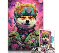 1000 Piece Puzzle Mutant Corgi Jigsaws Puzzles 1000 Pieces for Adults Gifts,Learning Educational Toy for Is Ideal As A Gift for The Whole Family 50x75cm